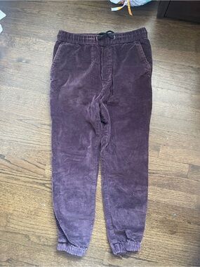 American Eagle Plum Corduroy Joggers